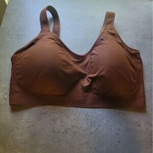 Truekind Wirefree Full Coverage Support Brown Bra 2XL